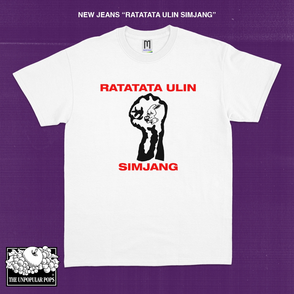 Jual Kaos T-Shirt Baju Band Kpop NEW JEANS - Ratatata Ulin