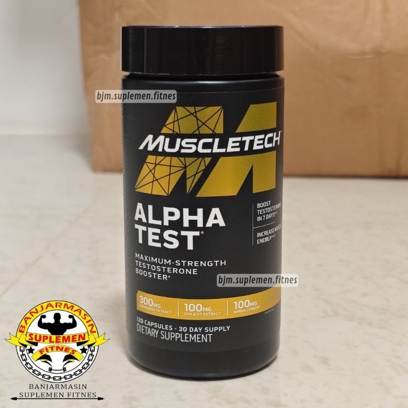 Jual Muscle Tech Alpha Test 120caps Testoterone Booster Testo ...