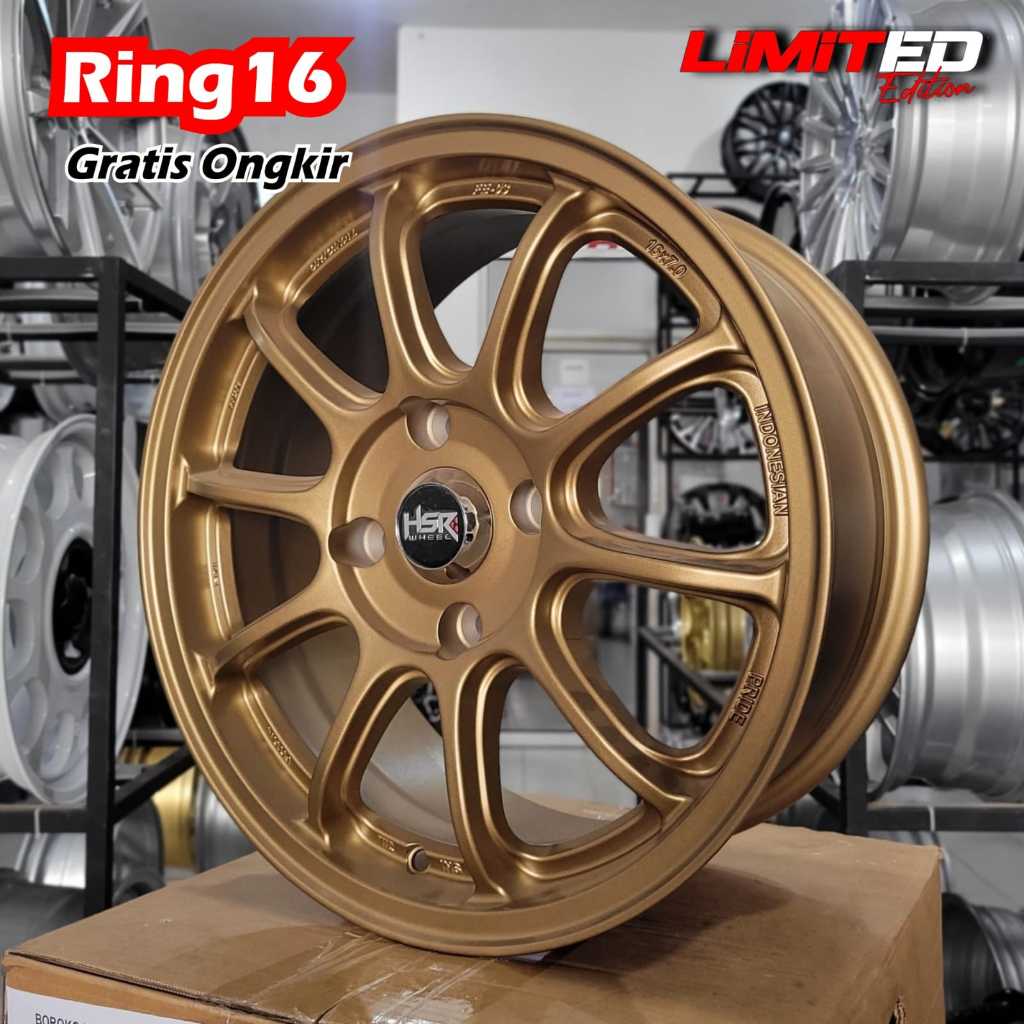 Jual Velg mobil ring 16 HSR FE03 velg mobil racing r16 Agya,ayla,ignis ...