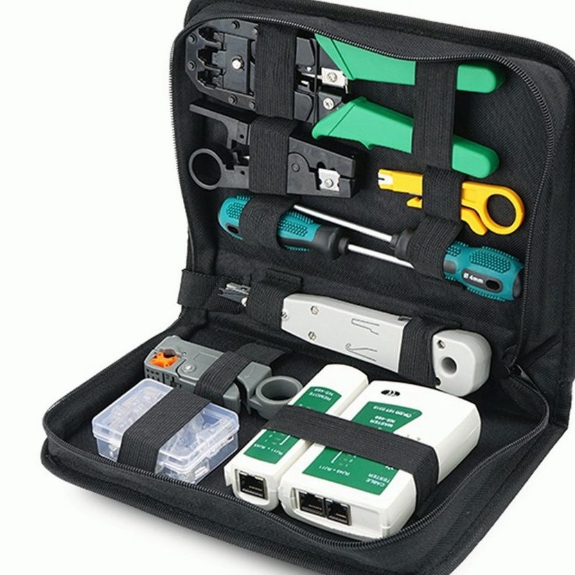 Jual Mrv TOOLKIT NETWORK REPAIR TANG CRIMPING LAN TESTER RJ45 RJ11 ...