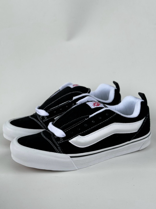 Jual Vans Knu Skool Black White Original Resmi Pt Navya Shopee Indonesia