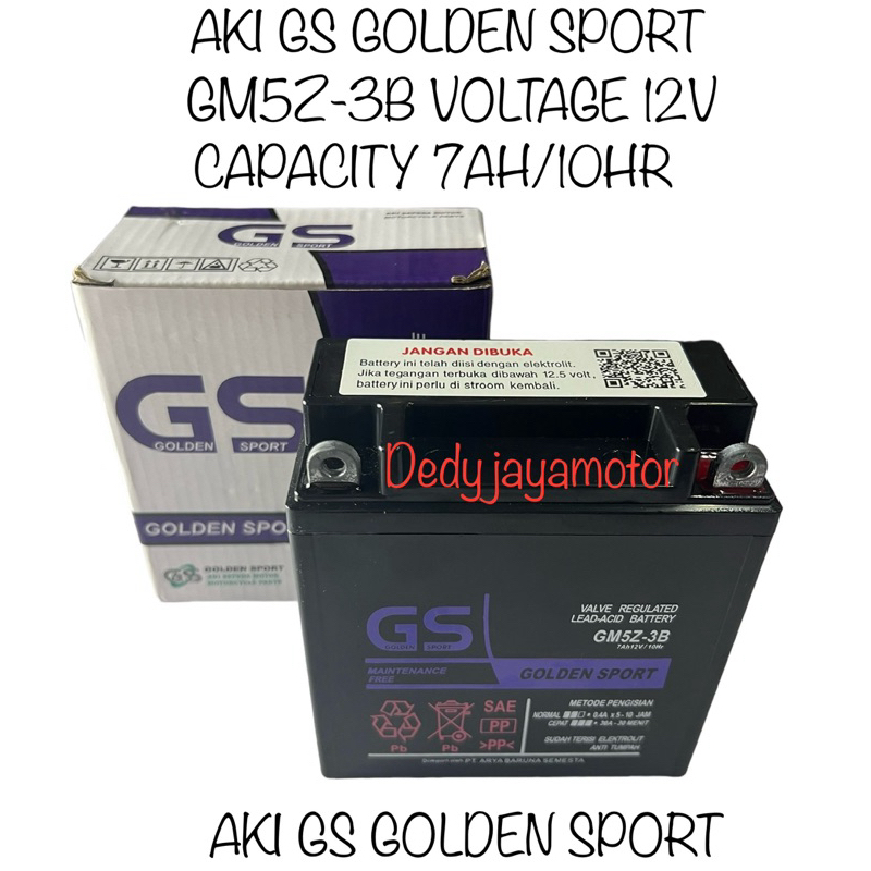 Jual GOLDEN Sport Aki Kering Motor Jupiter mx Old Mio Sporty Mio Smile