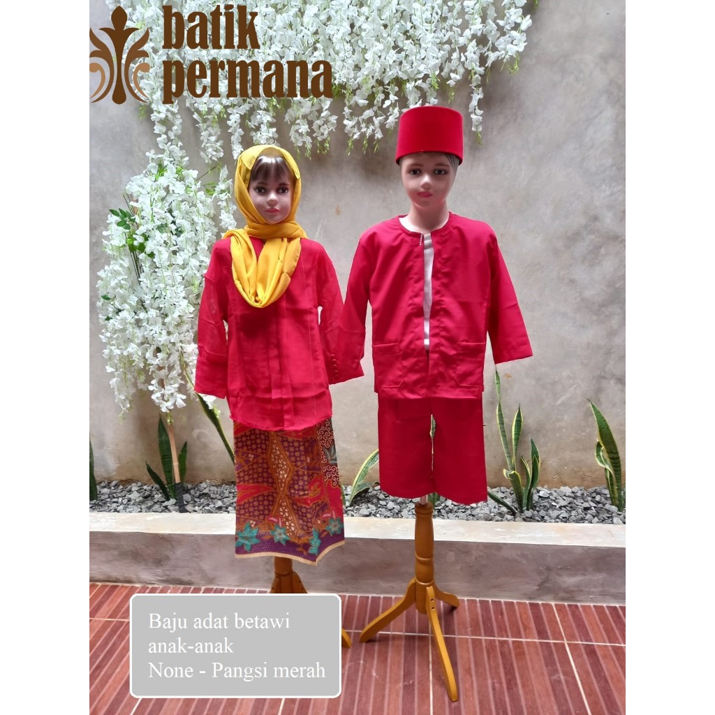 Jual Baju Adat Betawi Anak Anak Shopee Indonesia