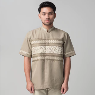 Benhill Taqwa Koko Bordir Pria Pendek Khaki 2533-34-35
