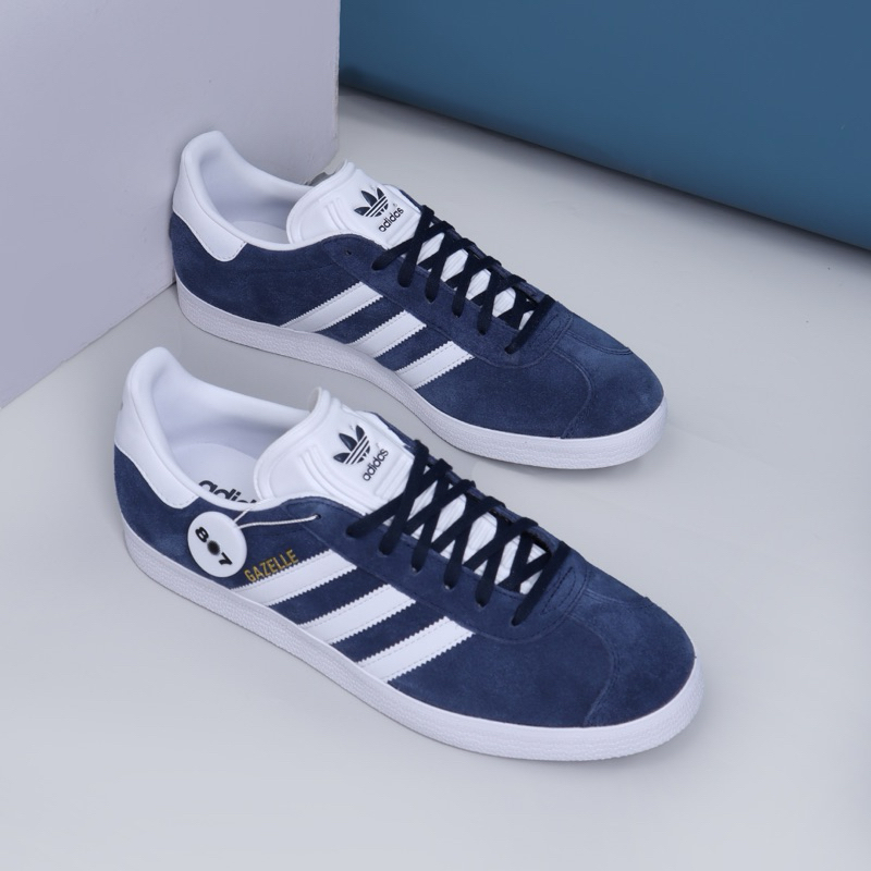 adidas gazelle silver green womens Adidas Gazelle Shadow Navy Clear Blue – Letzsneak main image 1