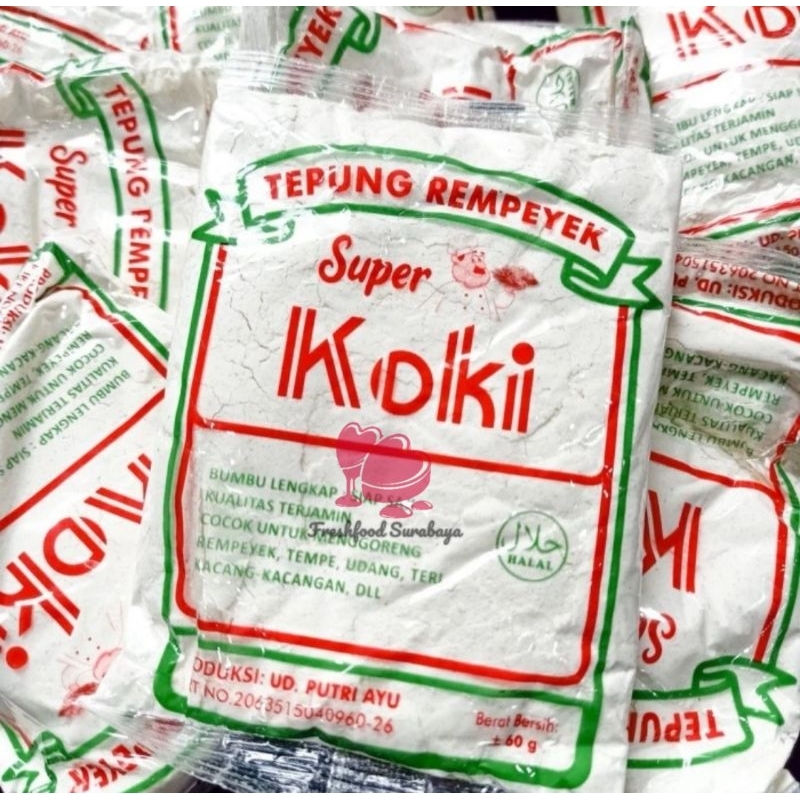 Jual Tepung Rempeyek Super cap Koki 40gram | Shopee Indonesia