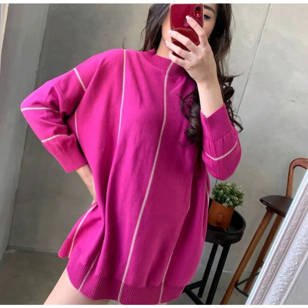 Jual Rajut Oversize Rajut Wanita Kekinian Ukuran jumbo | Shopee Indonesia