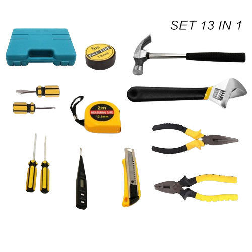 Jual Set Tool Box Tang Palu Obeng Kunci Inggris Tester Cutter Alat ...