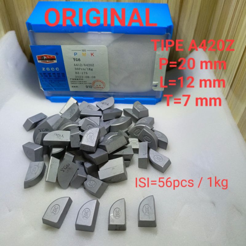 Jual Pahat WIDIA YG6 tipe A420Z mata bor sumur betel carbide YG 6 A ...
