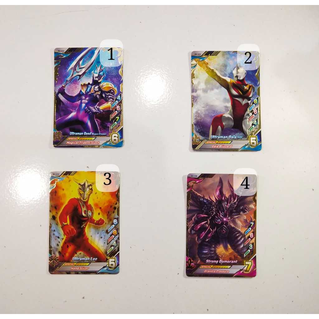 Jual KARTU ULTRAMAN CARD VER 3 GEED ACE TIGA ZERO ORB GINGA BELIAL ...