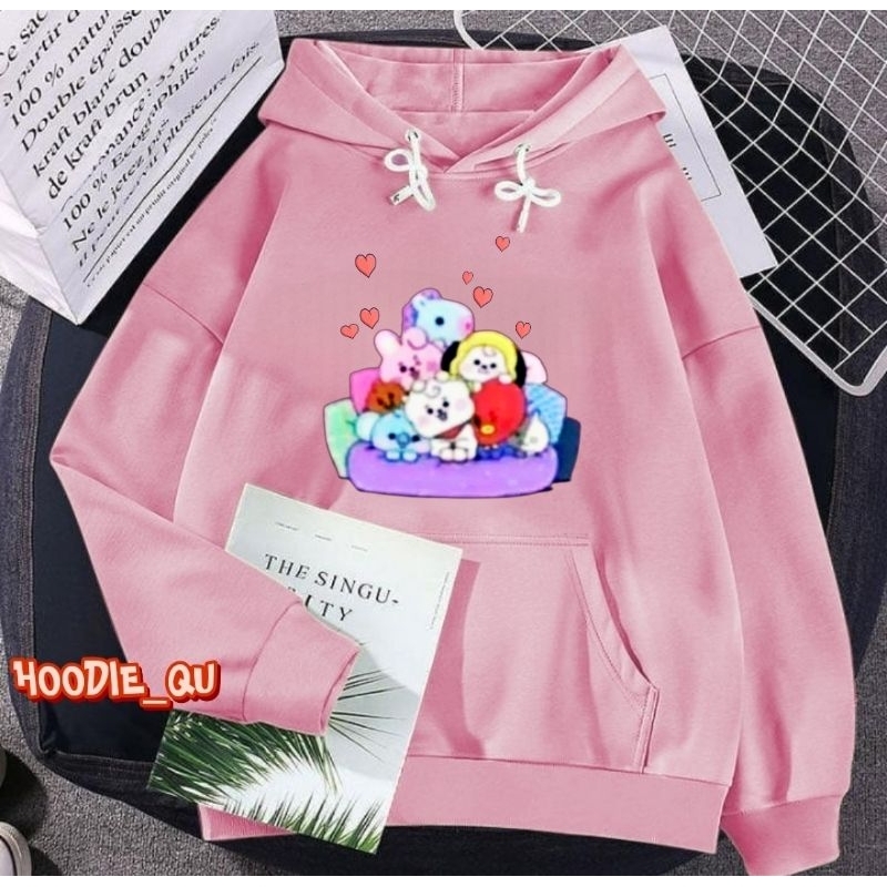 Jual BTS BT21 Suiter Hudi Anak Jaket Jemper Anak Untuk Usia
