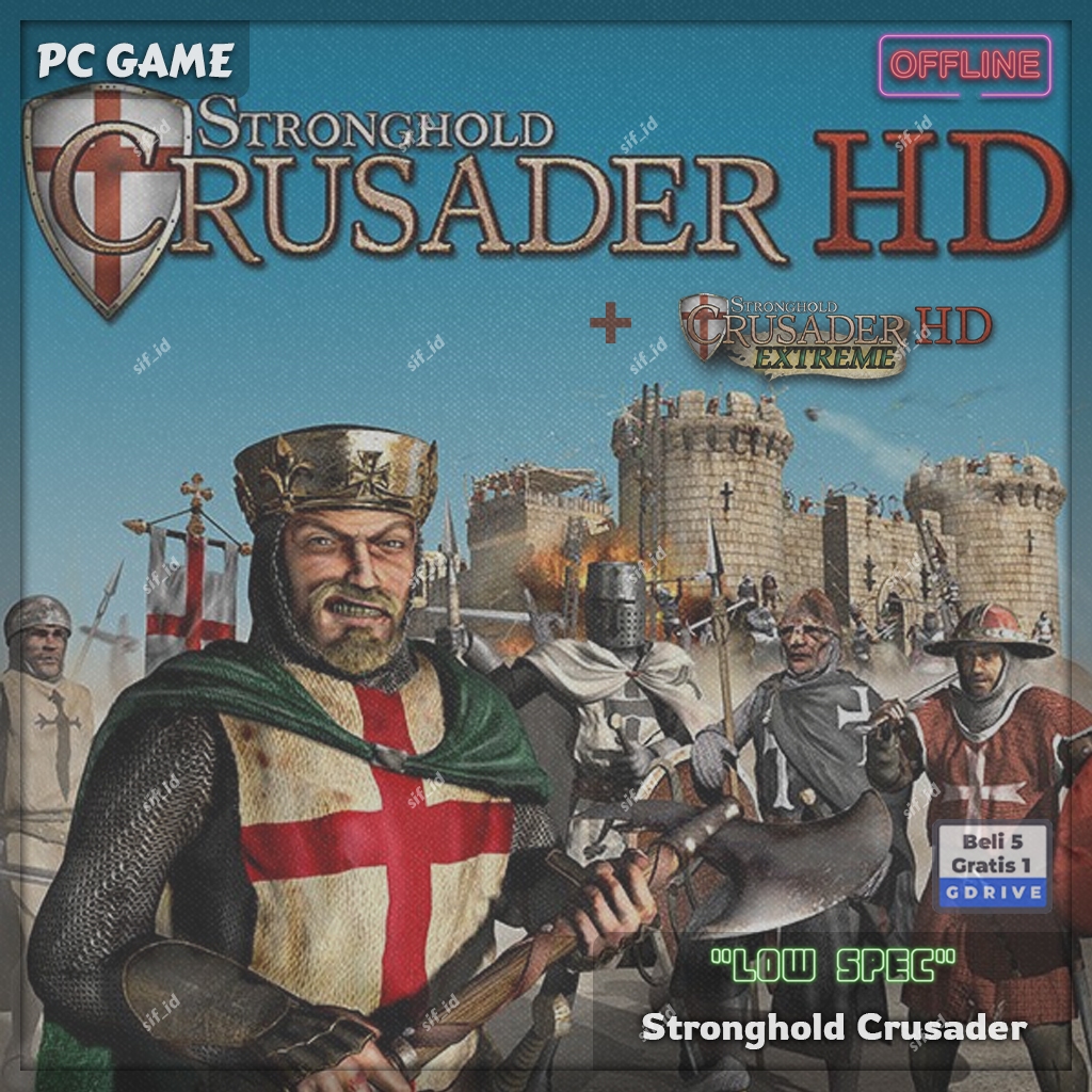 Jual Stronghold Crusader HD - Crusader Extreme HD - PC Game | Shopee ...