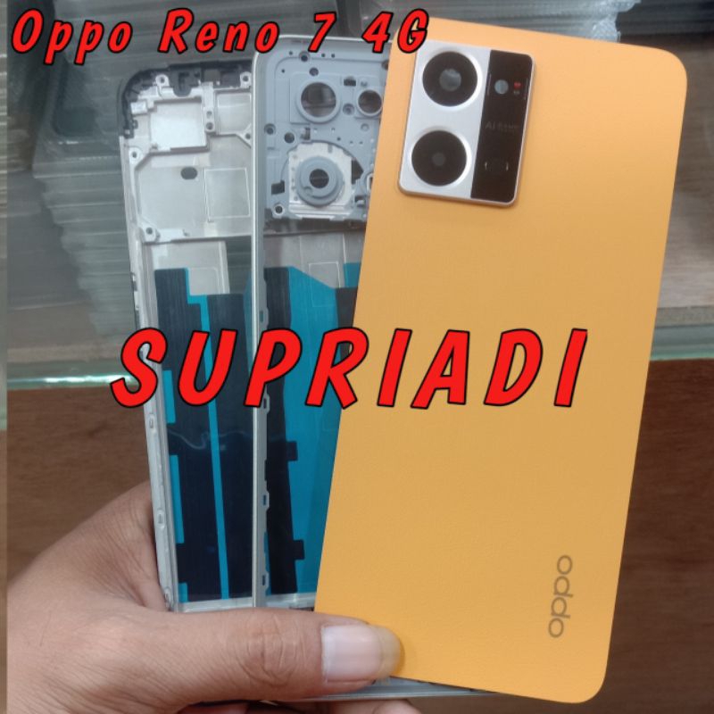 Jual Frame lcd+Bazel+Backdoor Oppo Reno 7 4G Backdoor Back Casing ...