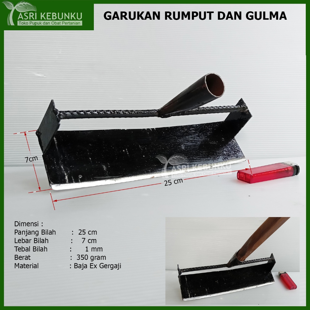 Jual Garukan Pembersih Gulma dan Rumput, Bilah Baja Ex Gergaji ...