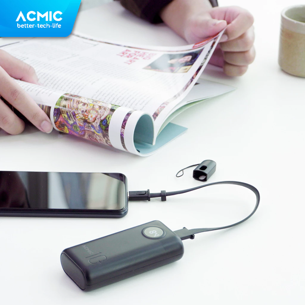 ACMIC DIGIMAX 10000mAh Powerbank Mini 22.5W Fast Charging Type C