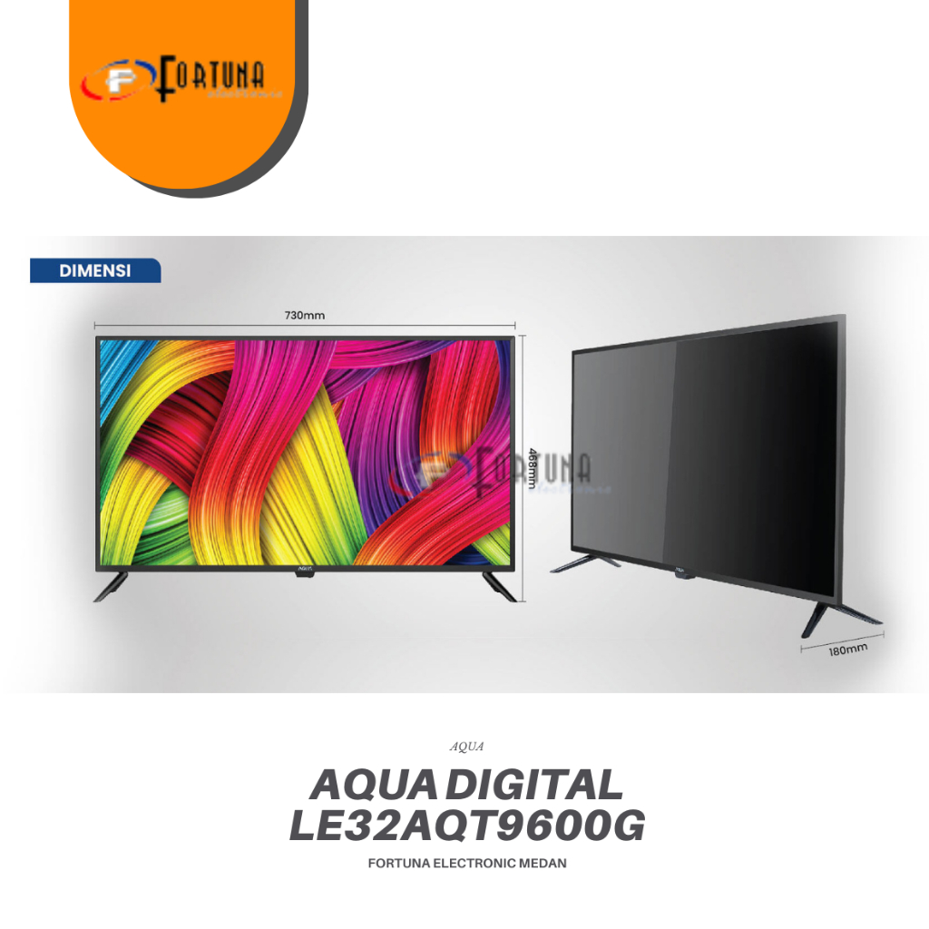 Jual AQUA LED TV DIGITAL 32 INCH LE32AQT9600G / 32AQT9600 / LE32 ...