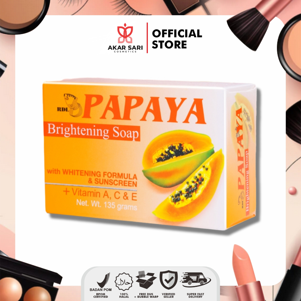 Jual Rdl Papaya Brightening Soap Sabun Pepaya Original Philippines