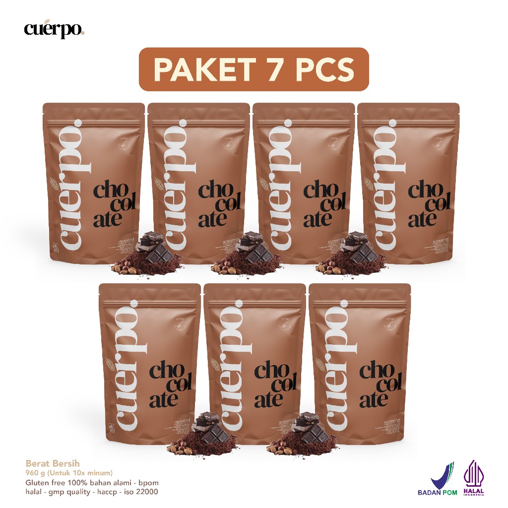 Jual Cuerpo Susu Tinggi Kalori & Protein 960 Gram Bundling 7 Pouch
