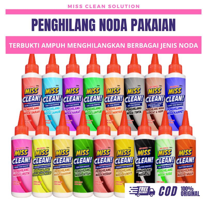 Jual Cairan Pembersih Pakaian Penghilang Berbagai Noda Luntur Tinta Karat Membandel Ampuh ...