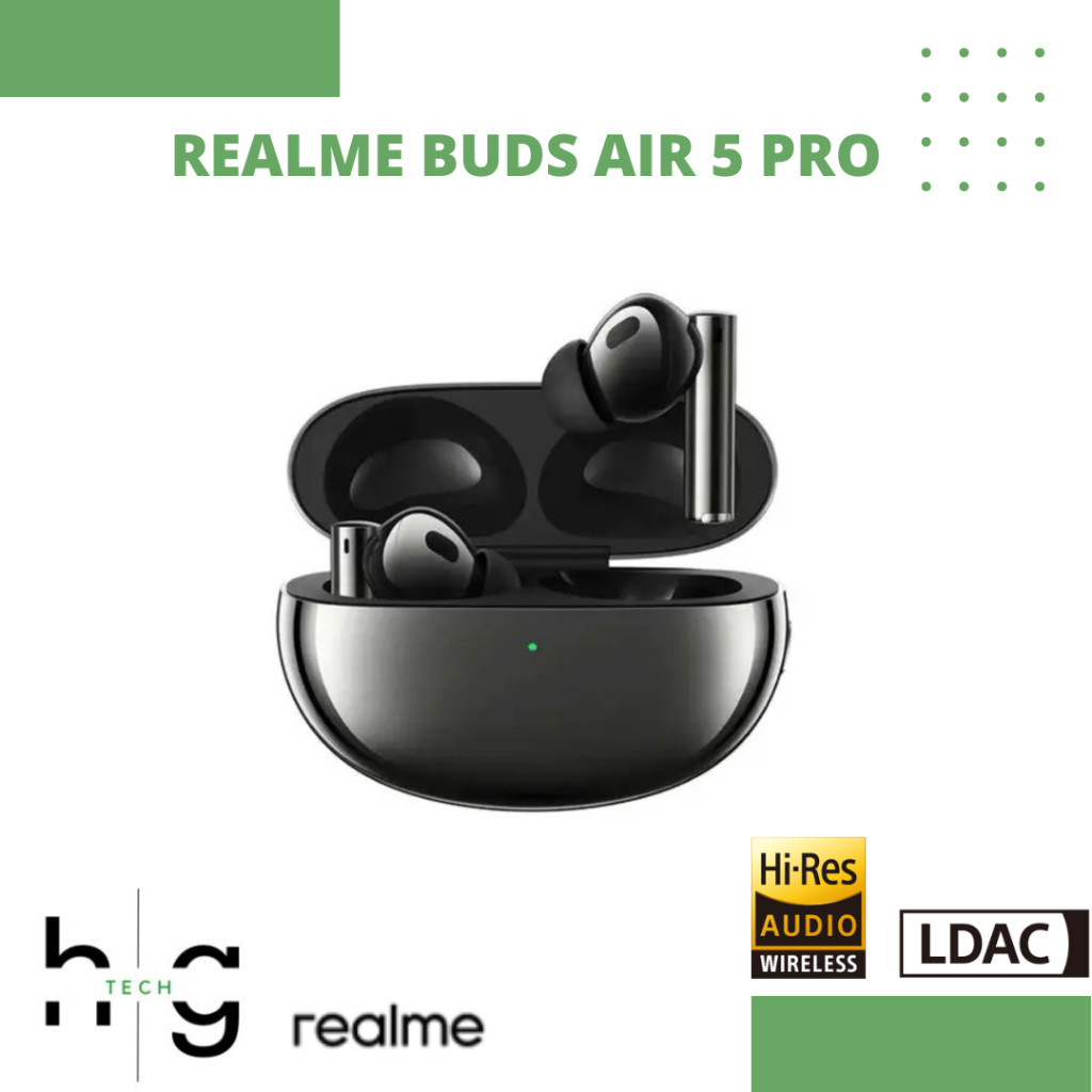 realme Buds Air Pro TWS True Wireless Earphone 50dB Active Noise  Cancelling ANC LDAC BT ORIGINAL GARANSI
