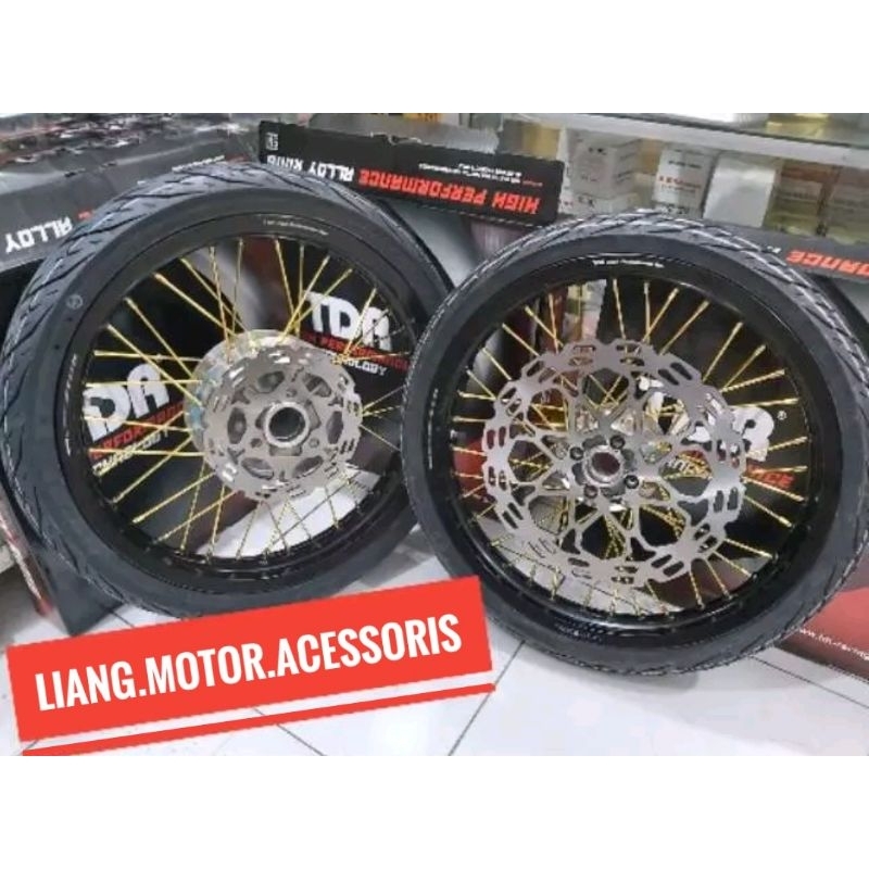Jual Sepaket Velg TDR Ring 17 Tromol Set Jari2 Plus Ban - Suzuki GSX ...
