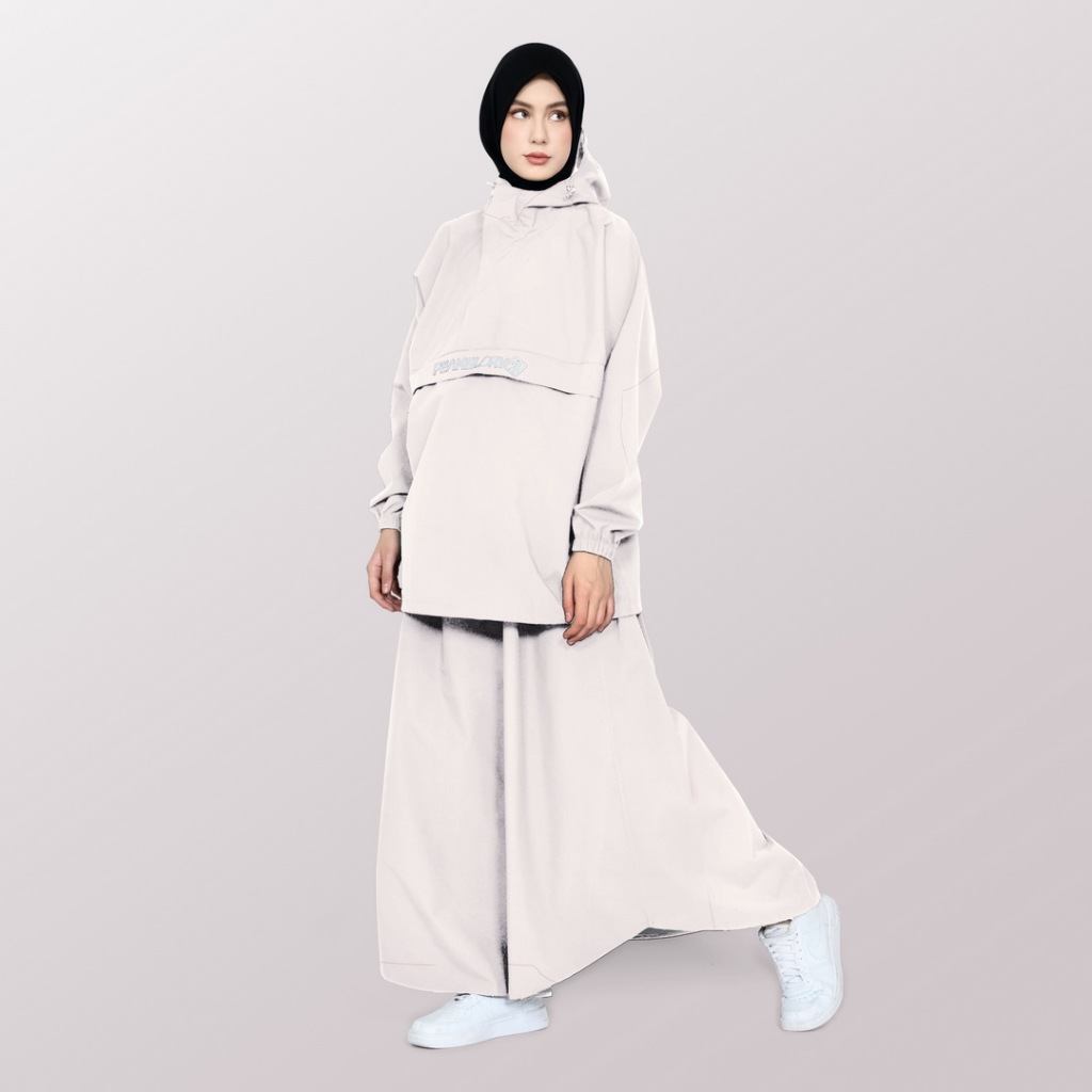 Jual Jas hujan wanita Rok Mantel hujan setelan baju dan rok dewasa