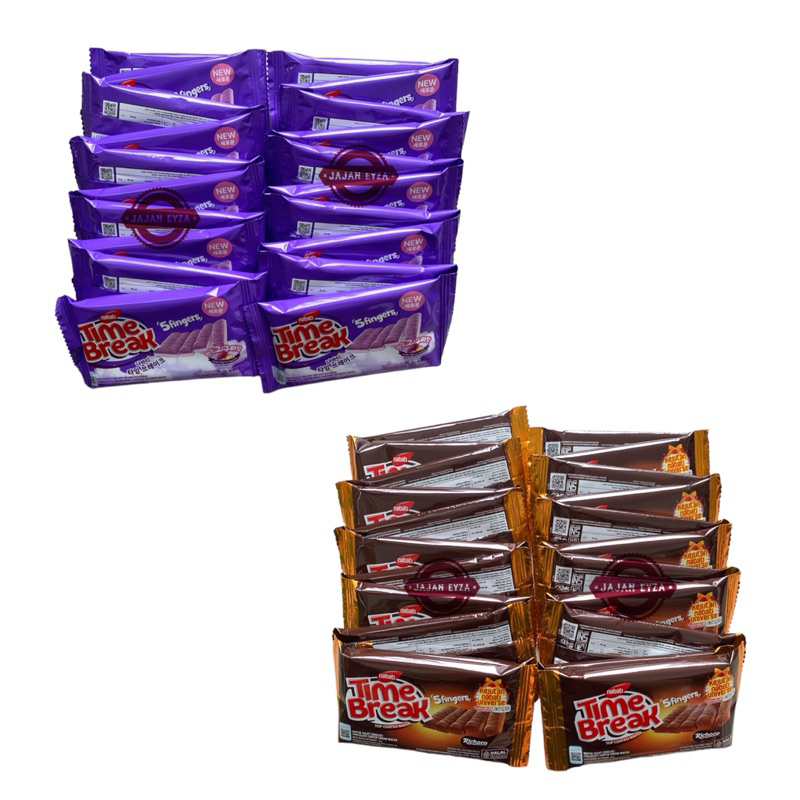 Jual Nabati Time Break 1pack Isi 20pcs / Time Break Cokelat 1000an ...