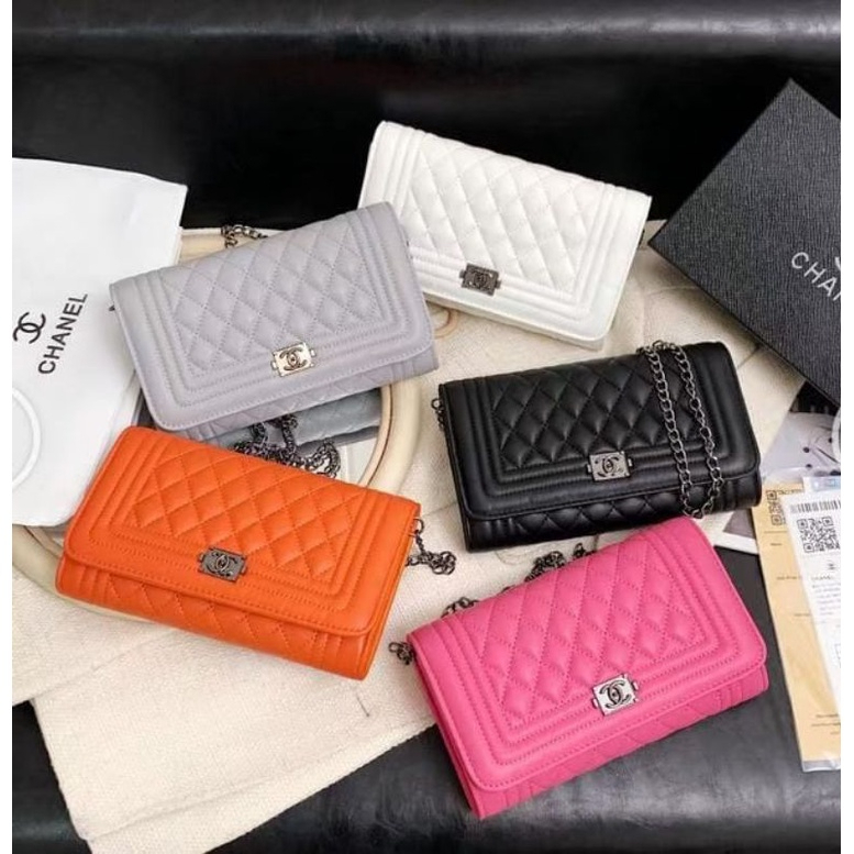 Jual Ch4ne£ Shoulder Bag 88038 With Box ( Free BubbleWrap) | Shopee ...