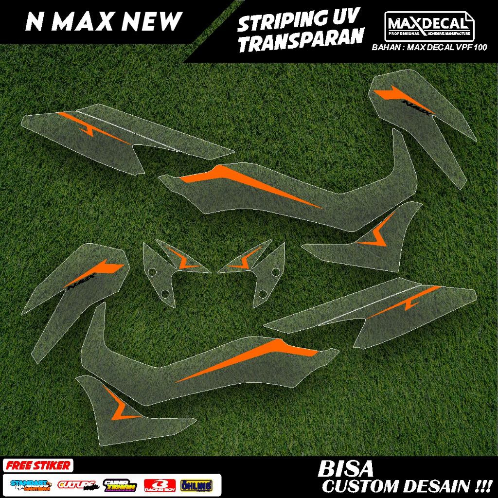 Jual STIKER STRIPING TRANSPARAN NMAX NEW FACELIFT LIS STICKER UV SEMI ...