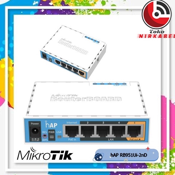 Jual MikroTik hAP RB951Ui2nD RB951Ui 2nD RB951 Ui 2nD g C3D3 | Shopee ...