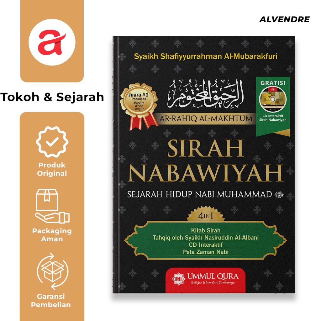 Jual Buku Sirah Nabawiyah Ar Rahiq Al Makhtum Sejarah Hidup Nabi