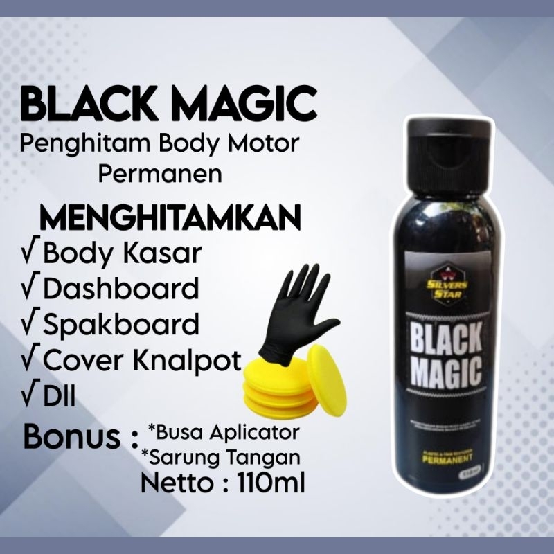 Jual Black Magic Penghitam Body Motor Permanen Penghitam Dashboard