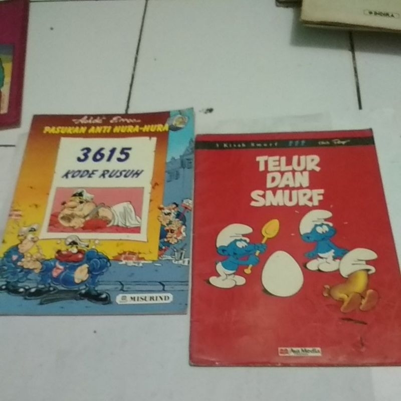 Jual KOMIK 3 Smurt Telur dan Smurf / PASUKAN ANTI HURA HURA 3615 KODE ...