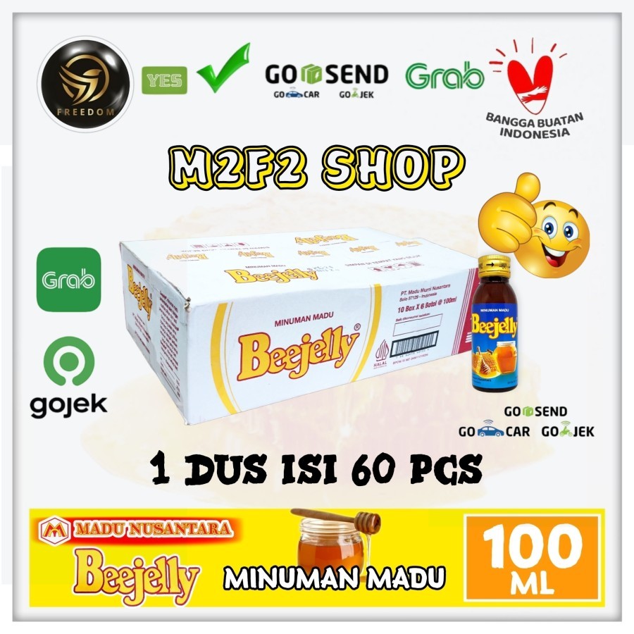 Jual Beejelly Minuman Madu Asli Rasa Original Botol Pet - 100 ml ...