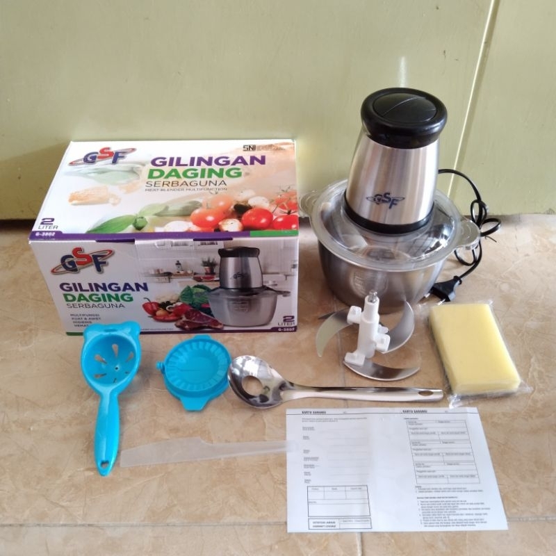 Jual Blender Kapsul Jumbo Gilingan Daging Serbaguna Stainless Gsf G