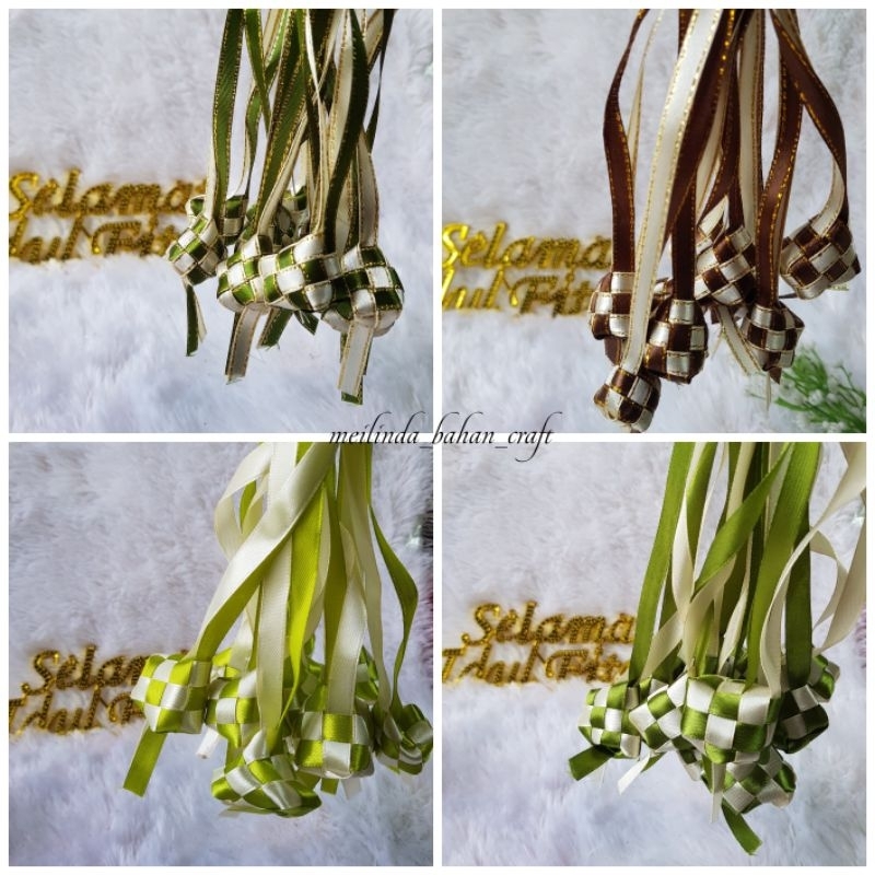 Jual 6 Pcs Pita Ketupat Mini Ketupat Lebaran Idul Fitri Eid Mubarak Dekorasi Hiasan Ketupat