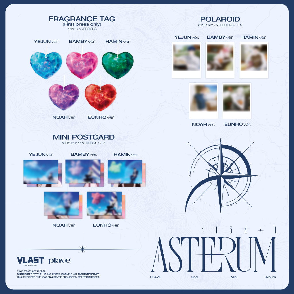 PLAVE アルバム ASTERUM メスタ 限定 特典 トレカ 밤비-レビュー