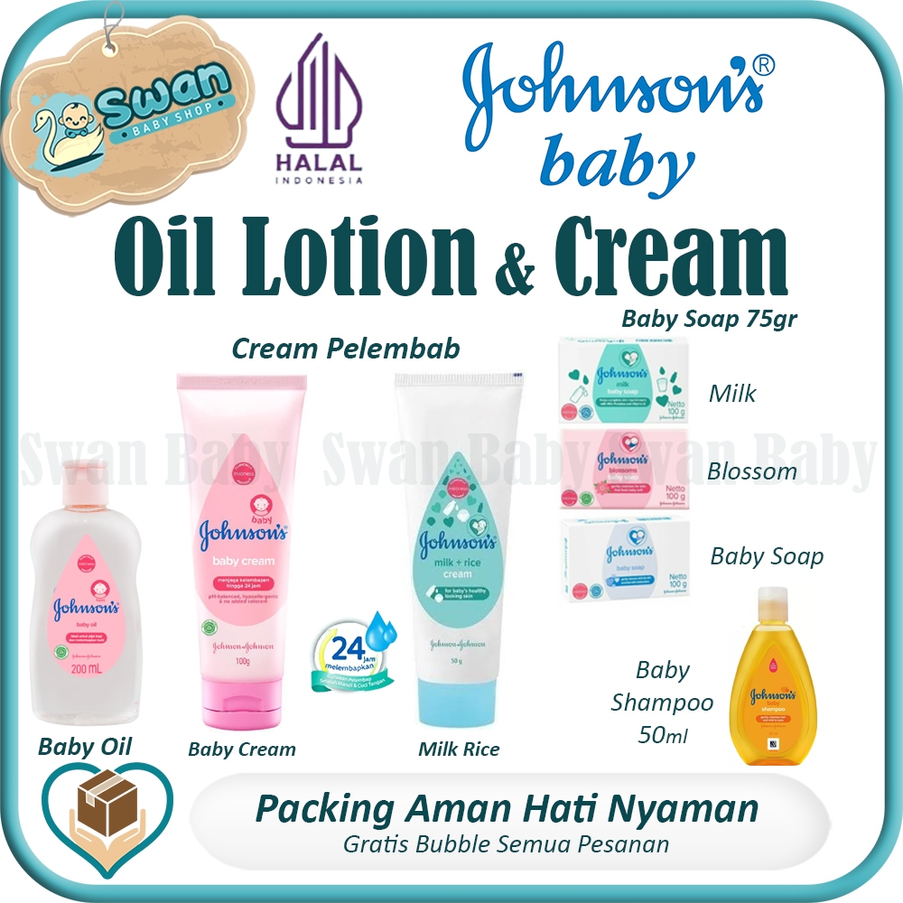 Pelembab Johnson Moisturising Cream Price Johnson's Baby Soap Johnson's Baby Bar Soap (4-Pack) Gentle