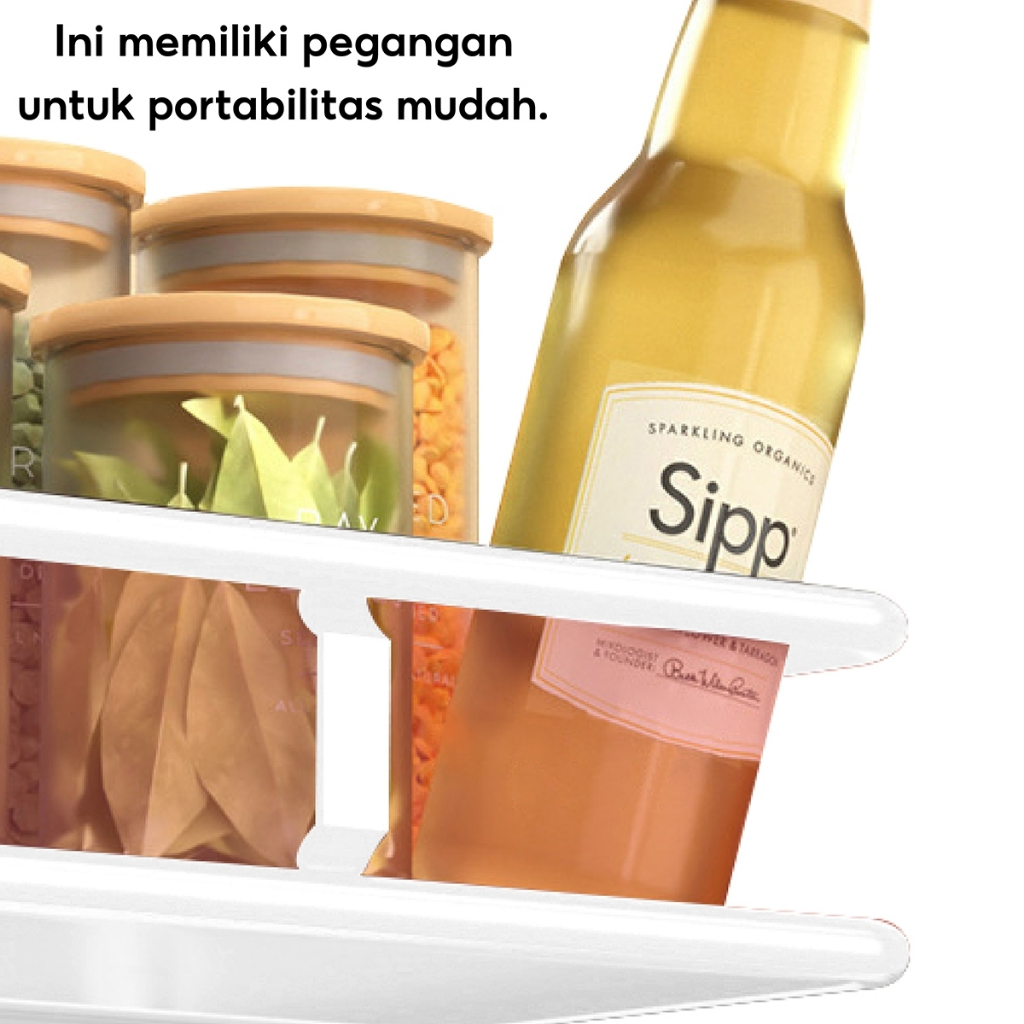 Bg Sport Rak Dapur Troli Besi Stainless Serbaguna Penyimpanan Multifungsi Dengan - foto 5