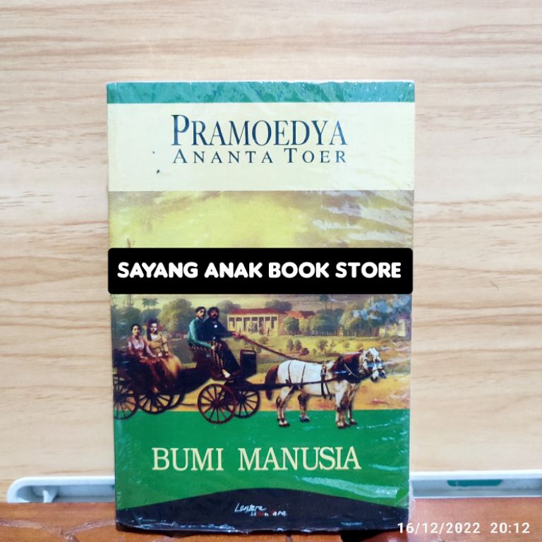 Jual ART D97C BUKU NOVEL BUMI MANUSIA PRAMOEDYA ANANTA TOER | Shopee ...