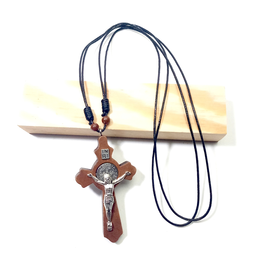 Kalung Salib St Benedictus / Liontin Kalung Salib Katolik 2