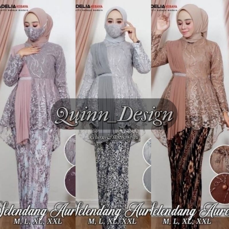 Jual PROMO!!! SETELAN KEBAYA SELENDANG AUREL / KEBAYA FAVORITE / KEBAYA ...