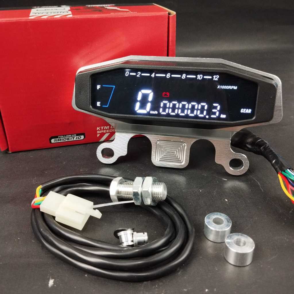 Jual SPEEDOMETER KTM SET PANGKON CNC KT3 DIGITAL RIDE IT SPIDOMETER KTM ...