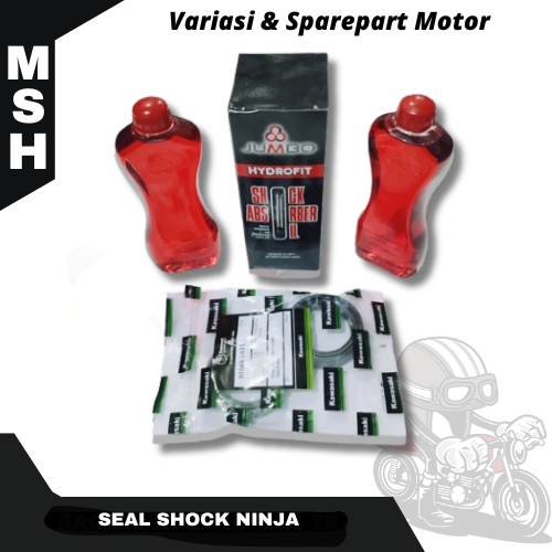 Jual Seal Shock Ninja 250 920491421 Set Oli Jumbo 200 ml Shopee Indonesia