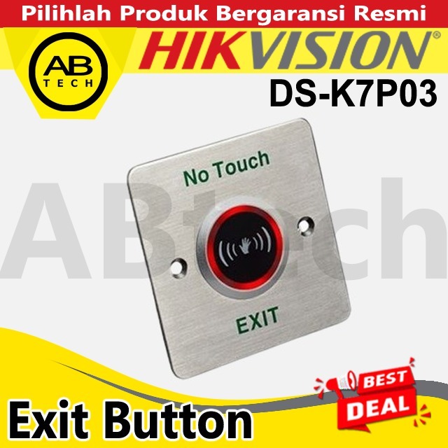Jual HIKVISION DS-K7P03 EXIT & EMERGENCY BUTTON | Shopee Indonesia