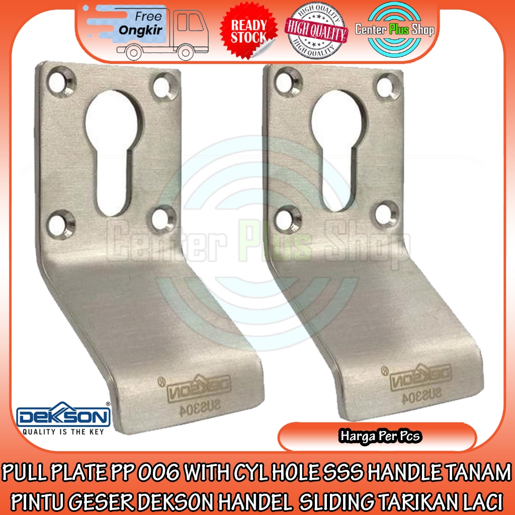 Jual Handle Tanam Pintu Geser Dekson Pull Plate Pp With Cyl Hole