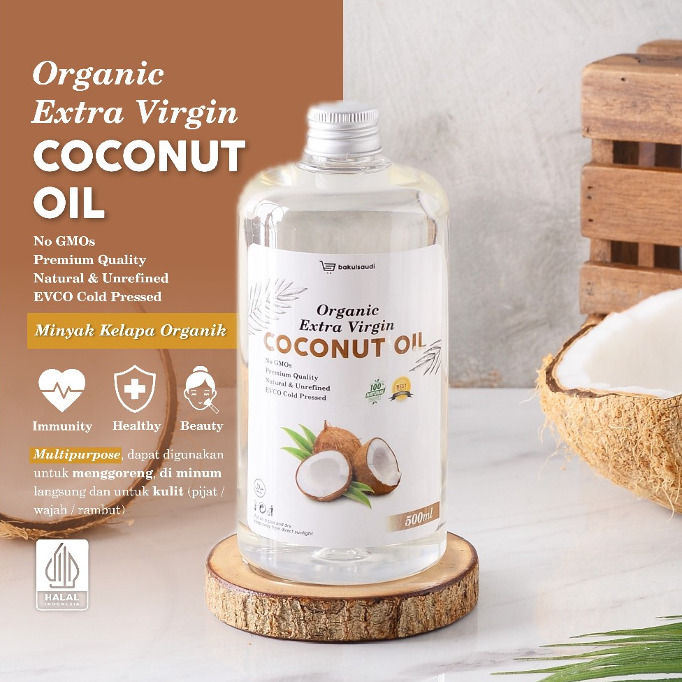 Jual Organic Extra Virgin Coconut Oil Cold Pressed VCO EVCO Ekstra