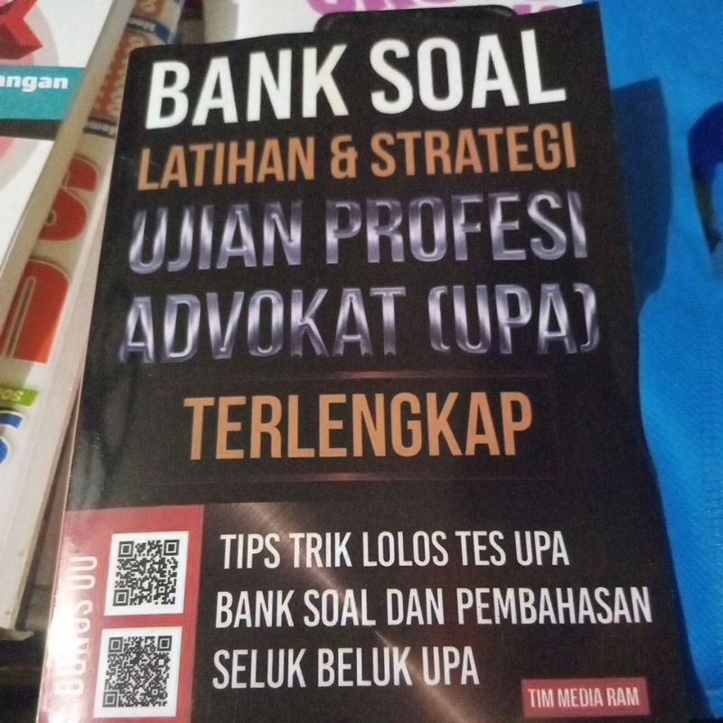 Jual BANK SOAL Latihan Dan Strategi Ujian Profesi Advokat Upa | Shopee ...