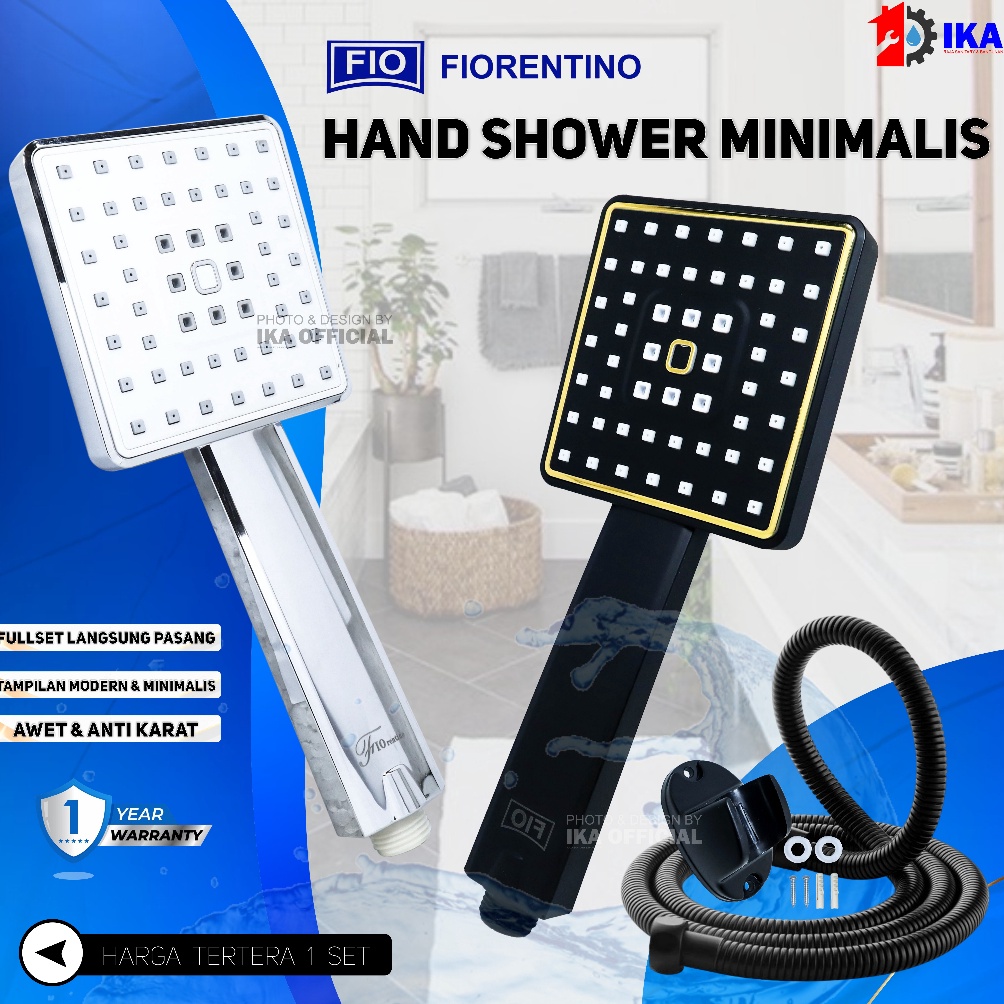 Jual Buruan Beli Kepala Shower Mandi Hitam Premium Hand Shower Hemat