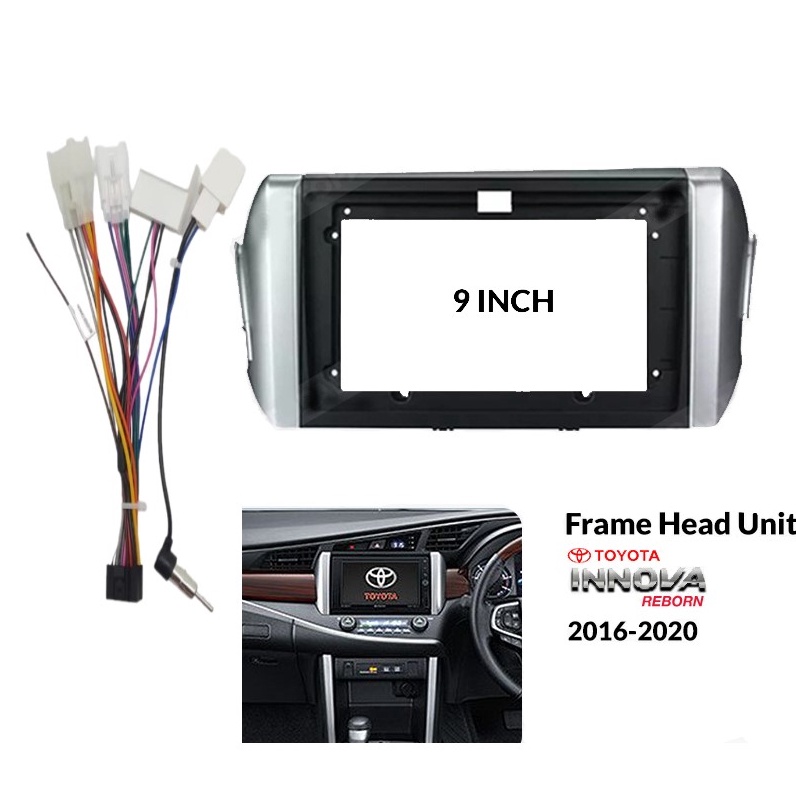 Jual VaW Frame Head Unit Android 9 inch Toyota Innova Reborn 216 RHD ...
